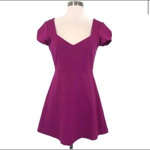 URBAN OUTFITTERS fuchsia pink fit flare dress